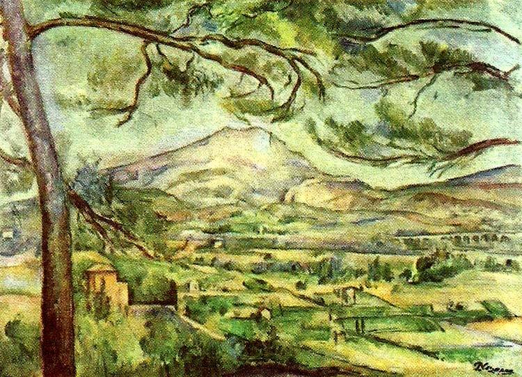 Paul Cezanne sainte victoire Germany oil painting art